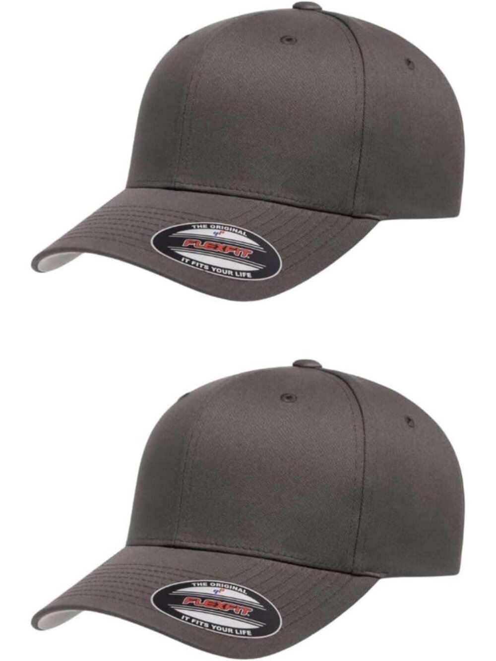 Classic Cotton Twill Fitted Baseball Cap - 6-Panel, Adjustable, Unisex Style